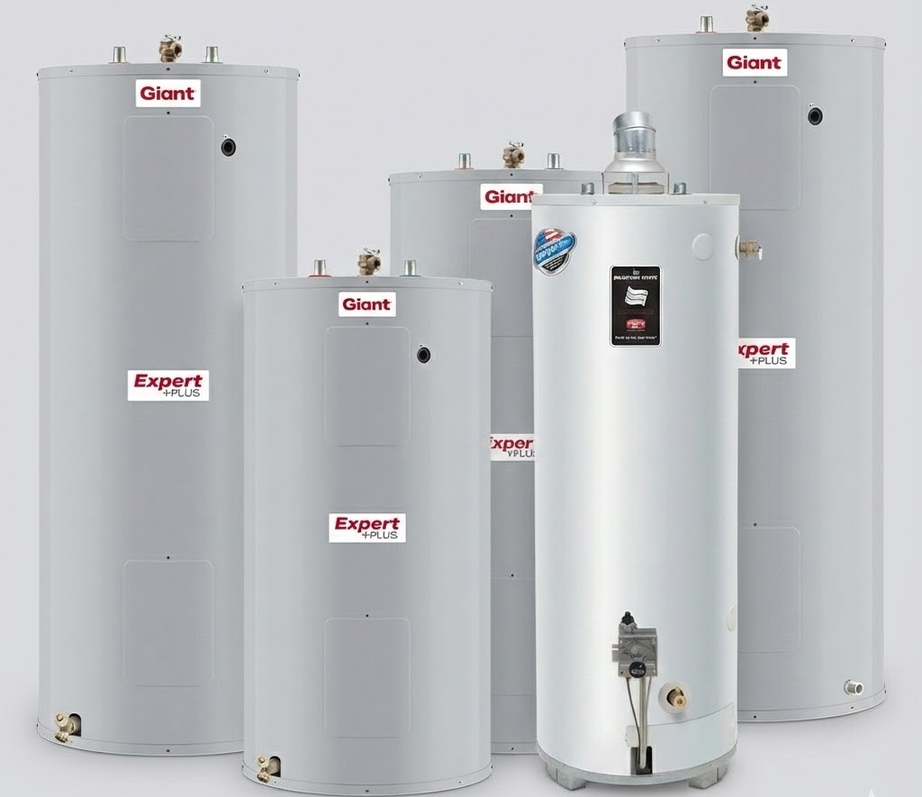 Chauffe-eau Giant Expert Plus, Bradford White et John Wood disponibles pour remplacement au Québec